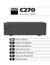 NAD C270 Benutzerhandbuch
