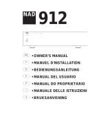 NAD 912 Benutzerhandbuch