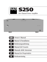 NAD Electronics S250 Benutzerhandbuch