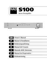 NAD Electronics S100 Benutzerhandbuch