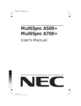 NEC A500 Plus Benutzerhandbuch
