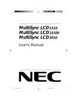 NEC MultiSync® LCD1510V Benutzerhandbuch