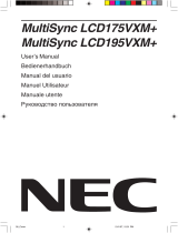NEC MultiSync® LCD175VXM Bedienungsanleitung