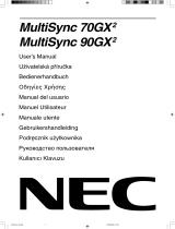 NEC MultiSync® 90GX²Pro Bedienungsanleitung