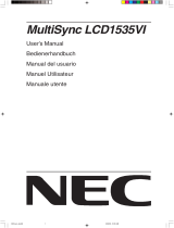 NEC MultiSync® LCD1535VI Bedienungsanleitung
