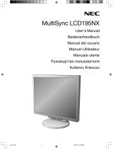 NEC MultiSync® LCD195NX Bedienungsanleitung