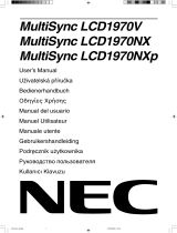 NEC MultiSync® LCD1970NXp Bedienungsanleitung