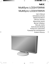 NEC MultiSync® LCD2470WVX Bedienungsanleitung