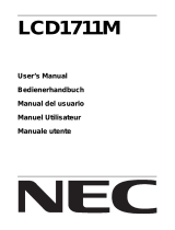 NEC NEC LCD 1711M Bedienungsanleitung