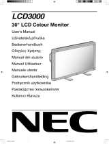 NEC NEC LCD3000 Bedienungsanleitung