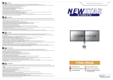 Newstar Products Newstar 2 x Monitor desk mount 10" - 24" Swivelling/tiltable, Swivelling Benutzerhandbuch