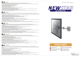 Newstar Newstar 2 x Monitor desk mount 10" - 24" Swivelling/tiltable, Swivelling Bedienungsanleitung