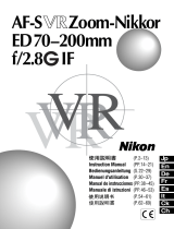 Nikon AF-S VR 70-200mm f/2.8G IF-ED Benutzerhandbuch