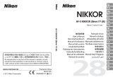 Nikon 28mm F/1.8 Benutzerhandbuch