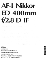 Nikon AF-I NIKKOR ED 400MM F / 2.8D IF Benutzerhandbuch