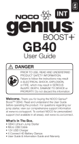 NOCO GB40 Boost Plus 1000A Jump Starter Benutzerhandbuch