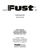 Novamatic KSTF315-IB Benutzerhandbuch