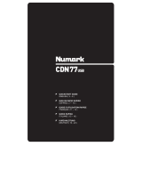 Numark CDN-77 Bedienungsanleitung