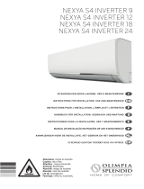 Olimpia Splendid NEXYA S4 inverter 9/12/18/24 Benutzerhandbuch