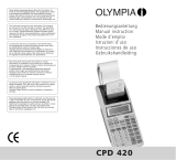 Olympia CPD 420 Benutzerhandbuch