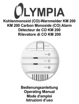 Olympia KM 200 Carbon Monoxide Alarm Bedienungsanleitung
