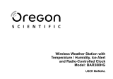 Oregon Scientific BAR388HG Benutzerhandbuch