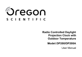 Oregon Scientific DP200 / DP200A Benutzerhandbuch