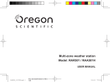 Oregon Scientific RAR501 Benutzerhandbuch