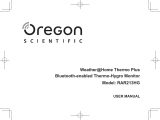 Oregon Scientific Weather@Home Wireless Thermometer (indoor/outdoor) Benutzerhandbuch