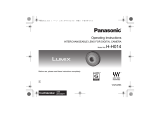 Panasonic H-H014E Bedienungsanleitung