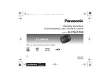Panasonic 45-150mm f/4-5.6 noir OIS Lumix G Vario Bedienungsanleitung