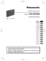 Panasonic STRADA CN-GP50N Bedienungsanleitung
