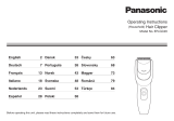 Panasonic ERGC20 Bedienungsanleitung