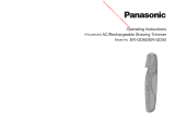 Panasonic ER-GD60-S803 Bedienungsanleitung
