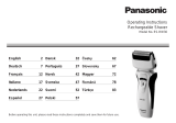 Panasonic es rw 30 s Bedienungsanleitung