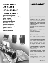 Technics SB-M800 Bedienungsanleitung