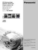 Panasonic SCAK630 Bedienungsanleitung