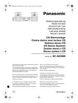 Panasonic SC-AKX660E Bedienungsanleitung