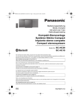 Panasonic SCHC29EG Bedienungsanleitung