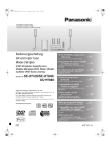 Panasonic sc ht 845 Bedienungsanleitung