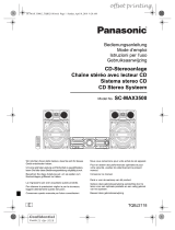 Panasonic SCMAX3500E Bedienungsanleitung