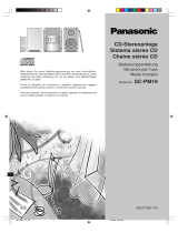 Panasonic sc pm 19 Bedienungsanleitung