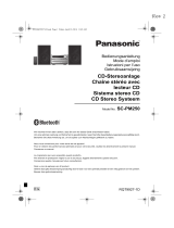 Panasonic Micro HiFi System SC-PM250EG-K Benutzerhandbuch