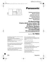 Panasonic SCPM602 Bedienungsanleitung