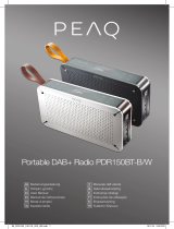 PEAQ PDR150BT - Portable DAB plus Radio Bedienungsanleitung