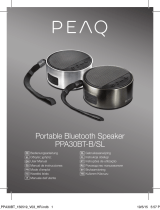 PEAQ PPA30BT - Portable Bluetooth Speaker Bedienungsanleitung