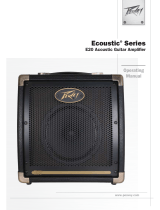 Peavey Ecoustic E20 20-Watt 1x8 Acoustic Amp Combo Benutzerhandbuch