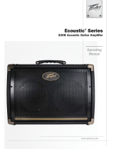 Peavey Ecoustic E208 20-Watt 2x8 Acoustic Amp Combo Benutzerhandbuch