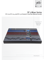 Peavey FX 2 16 Channel Non-Powered Mixer Bedienungsanleitung
