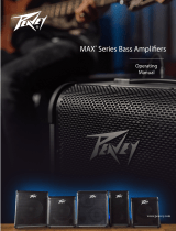Peavey MAX 250 250-Watt Bass Amp Combo Bedienungsanleitung